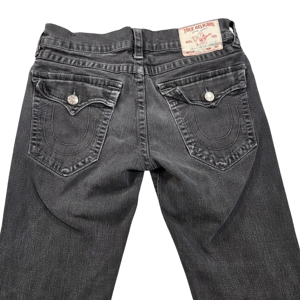 True Religion Ricky Jeans Mens 31x30 Relaxed Straight Flap Pocket
